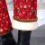 VPGX棉衣棉裤套装女妈妈装冬季加绒中老年宽松大码棉袄碎花棉服两件套 红色 上衣+裤子套装 XL 建议90-105斤