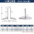 KF真空卡套法兰转VCR接头KF16KF259.52 12 6.35 304不锈钢直管 KF40-6mm