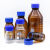 默斯米 蓝盖试剂瓶 棕色 带刻度 G45 螺口 2000mL 耐温121℃ 底部防滑 刻度清晰 取样瓶 试剂瓶 实验室样品瓶