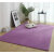 鹿凌青地毯卧室简约女生房间大面积满铺地垫毯装饰 珊瑚绒紫色 60100cm