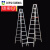 名理铝合金人字梯3米4米5米6米高梯子叉梯装修用楼梯户外安装梯子 升级加固加厚3.5米