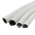 包塑金属软管白色蛇皮管阻燃PVC电线电缆保护套管 加厚10mm/100米