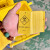 定制黄色塑料平口垃圾袋封口尼龙扎带废物扎袋吊牌标签标识牌 吊牌100张