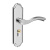 卧室门锁家用通用型房门锁具室内门把手木门执手 欧式老式手柄 A款-不锈钢 35-45MM 通用型 带钥匙