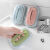 带手柄浴缸刷浴室瓷砖刷厨房清洁擦去污刷子洗锅清洁刷家用海绵擦 北欧粉1个装