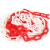 路锥配件 雪糕筒配件链条 塑料反光方锥连接链条  单位：条 红白9米
