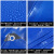 广深帆布蓝色刀刮布600g加厚耐磨抗拉力撕裂防晒防水雨棚布油布10*10蓝色G000-25