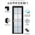 米伽罗铝合金门室内卫生间门钢化玻璃门单开门1.2材料双包 元/套