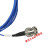 澄科可线缆 BNC公转10-32公加速度传感器连接头线电缆 蓝色 5m