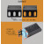 PDU插座专用插排19英寸6位10A过载保护铝合金接线板 18米15平方10A插头