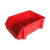 荣存汇 Q3立零件盒红色组合式收纳盒工具螺丝盒分类盒塑料物料盒 1个