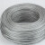安达通 包塑镀锌钢丝绳 透明涂塑带胶钢丝绳带皮PVC钢丝绳 10mm100米 