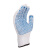 代尔塔/DELTAPLUS 208006 经济型PVC点塑手套 防滑耐磨抗撕裂手套 9码 12副/打 厂家直发 企业专享