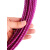 穿线神器紫色三股电工穿管器引线器弹簧扁头大孔拉线高强度穿线器 紫三股双弹簧扁10米
