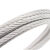 犀跃 304不锈钢钢丝绳 包装捆扎吊绳安全牵引绳 1米 7*19-8.0mm