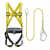 五点式高空作业安全带全身电工安全带户外施工攀岩防坠落保险腰带 安全带+1.5米单绳O型钩