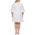 卡尔文·克莱恩（Calvin Klein）女式荷叶边工装连衣裙 white US 22 (3X)