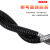 豫选工品 包塑金属软管 加厚电线电缆穿线管 防水绝缘阻燃耐高温 黑色波纹管 每盘20米 25mm