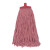 500g分色棉纱棉线清洁墩布吸水老式商用铝杆传统 500g红色拖把头不含杆子