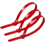 科密 尼龙扎带 活扣多功能理线带绑带 专业自锁式标签束线带 100条/包【红色 7.5x250mm】