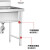 五星盾 不锈钢水槽 带支架加厚商用落地洗碗洗菜池饭店食堂酒店带龙头洗手盆拖把池 1.0厚三槽1450*500*800mm