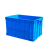 ABDT厚塑料周转箱带盖红黄蓝绿箱长方形塑胶箱食品转运盒收纳整理篮 465280箱 红色