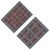 易清洗户外室外抗寒耐热防滑蹭泥土毛刷地垫商用超 单排红色毛刷(灰色底 60cm X 60cm(防滑耐磨