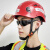 反光安全帽 工地盔 建筑工程透气安全盔 新国标 logo可印字 红色帽