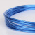 1/2mm彩色铝线 DIY手工制作材料铝丝 自行车工艺品饰品造型摆件 蓝色 2MM 5米/扎