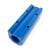 模具集水器 注塑机水排IM4集水块铝材水排红蓝色直线分水器歧管块定制 集水块IM4-4-AB-4-3/8蓝色