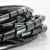 稳斯坦 PE塑料缠绕管包线管 线束缠绕管 6mm黑色 15米/包 WJL73