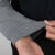 针织弹力套袖加长款工作透气舒适护袖家务清洁防污防脏男女用袖套 针织弹力套袖 黑色：1双