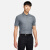 耐克（NIKE）男子速干高尔夫翻领T恤夏季OLO针织开衩 065冷灰/黑/白 S