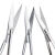 金之昱  实验用剪刀 不锈钢实验室剪 手术剪刀 直尖 弯尖 手术弯尖16cm 不锈钢XW-106W