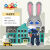 全光辰（quanguangchen）兼容积木拼装玩具超大客厅摆件尼克狐狸朱迪兔子模型男孩女孩 超大尼克60cm拼锤