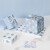 TaTanice包装纸6张装 生日礼物礼品包装纸母亲节礼物包花纸 蓝色系列