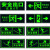 安全出口指示牌夜光墙贴地贴楼梯通道疏散应急紧急逃生标志消防标 安全出口右加厚框 135x315cm