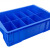 塑料分格箱零件收纳盒螺丝盒长方形周转箱物料盒五金工具盒储物箱 590一格/590*380*140