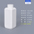 密封塑料瓶500mlg小口方瓶水剂pe样品分装瓶化工液体瓶250毫升克1 250ml-方瓶-白色 默认