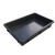 DEDH丨黑色塑料长方形浅盘托盘电子周转盘；280*190*25mm