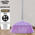 金诗洛 塑料扫把套装 紫色 不锈钢长柄扫把不粘毛发加宽清洁扫帚 KT-282