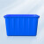 京度 大号水箱长方形储水框大容量养殖箱废液周转箱加厚塑料储物箱含盖 70L蓝色