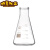 申玻玻璃三角烧杯烧瓶125/250/500ml锥形刻度烧杯量杯加厚耐高温 100ml