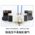 亚德客三位五通电磁阀4v230c-08/4v230E一08气动换向控制阀DC24V 4V230C-08A 配8mm接头和消音器