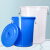 工都 水桶塑料桶工业储水桶圆形收纳桶大容量垃圾桶酒店厨房泔水桶 160L白色带桶盖