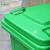 国瑞信德户外大号垃圾桶 分类垃圾桶 环卫垃圾桶 小区物业收纳桶 可印LOGO 带轮挂车垃圾桶 草绿120L脚踏款