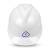 普达 大V型ABS建筑工地透气安全帽 ABSV-6011-1 白色-040064