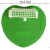 男士洗手间小便池防臭芳香片尿斗足球门过滤网小便器防溅水除臭垫 普通款香片绿色