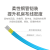 SHENGCOMM盛和 超细柔性铠装 FC-SC 单模双芯光纤跳线 抗拉抗压抗弯曲防鼠咬 LSZH 蓝色 2米 AOC2-FC-SC-SM-2.0*2-BU-2M