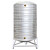 定制定制304不锈钢加厚水桶水箱储水桶立式太阳能楼顶蓄水酒罐水 1.2米直径*高1.7米*2吨特加厚